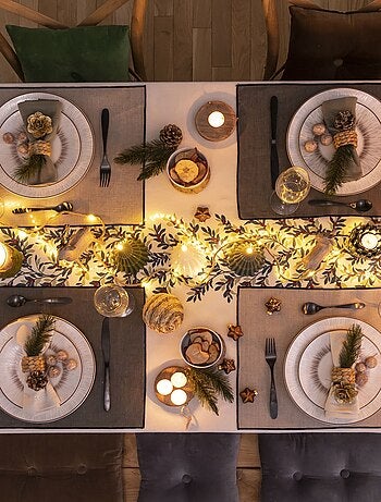 Becquet - Lot de 4 sets de table BORGO en lin