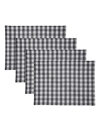 Becquet - Lot de 4 sets de table DOULIASET en coton