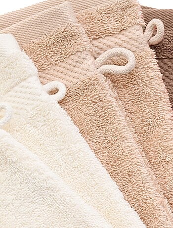 Becquet - Lot de 6 gant de toilette ATLANTIQUE en coton