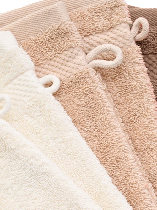 Becquet - Lot de 6 gant de toilette ATLANTIQUE en coton - Kiabi