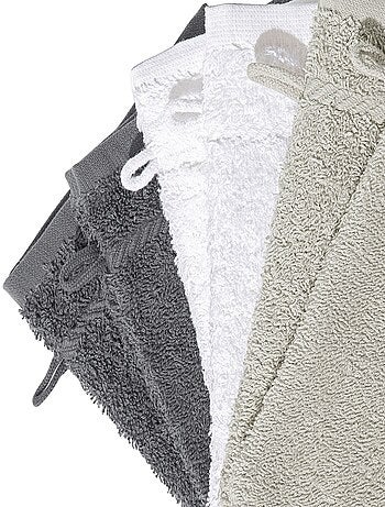 Becquet - Lot de 6 gant de toilette CLAIRE en acrylique