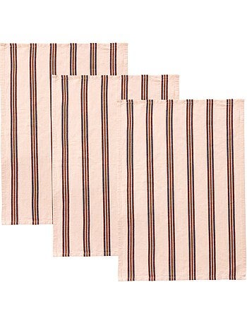 Becquet - lot de 6 torchons seignosse en coton