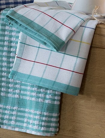 Becquet - Lot torchons + essuie-mains BOURGOGNE en coton