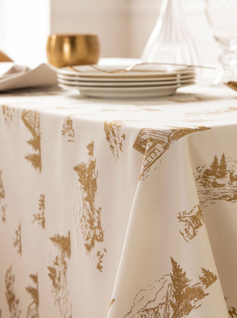 Becquet - Nappe CHALOR en coton Jaune or - Kiabi