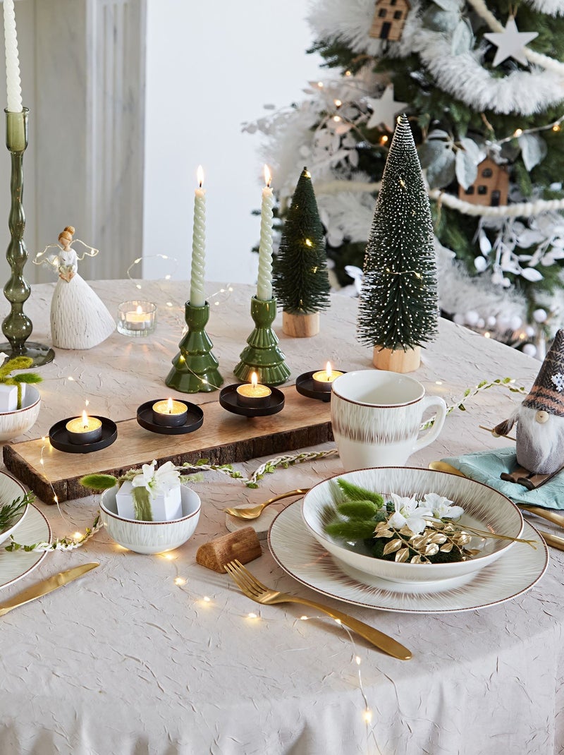 Becquet - Nappe FONTANA en polyester Beige foncé - Kiabi