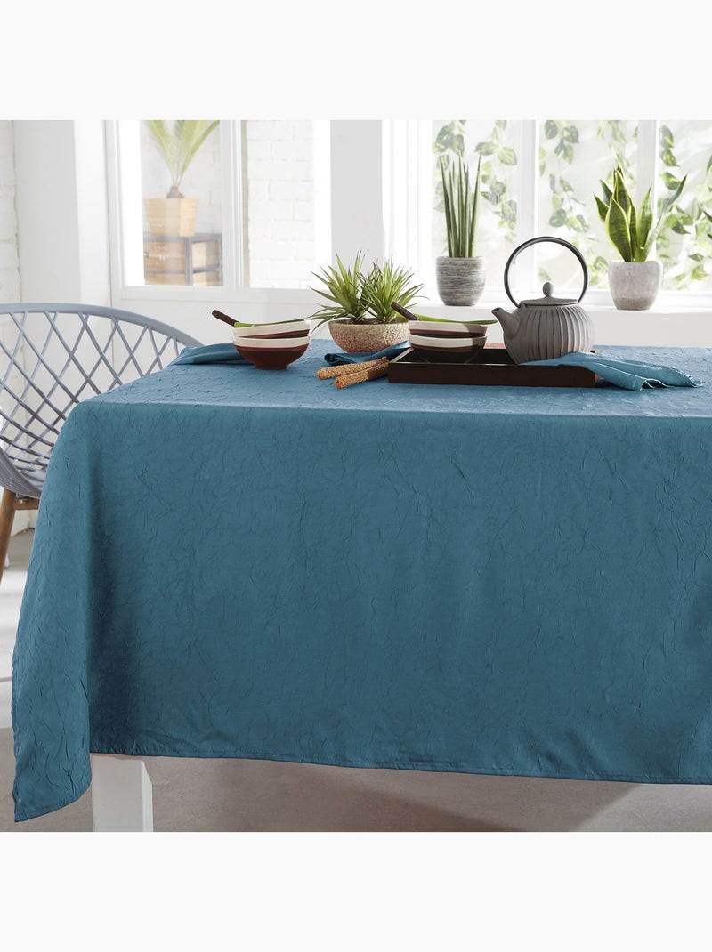 Becquet - Nappe FONTANA en polyester Bleu foncé - Kiabi