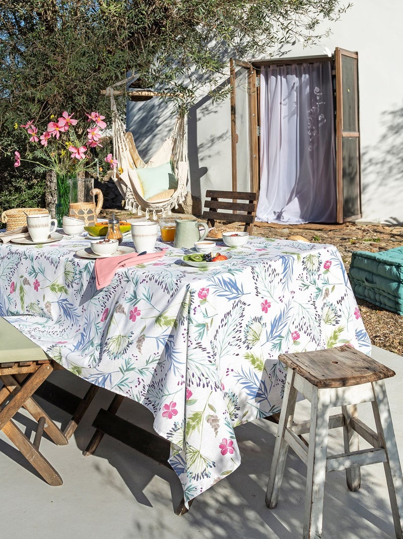 Becquet - Nappe GRAMINEE en coton Vert - Kiabi