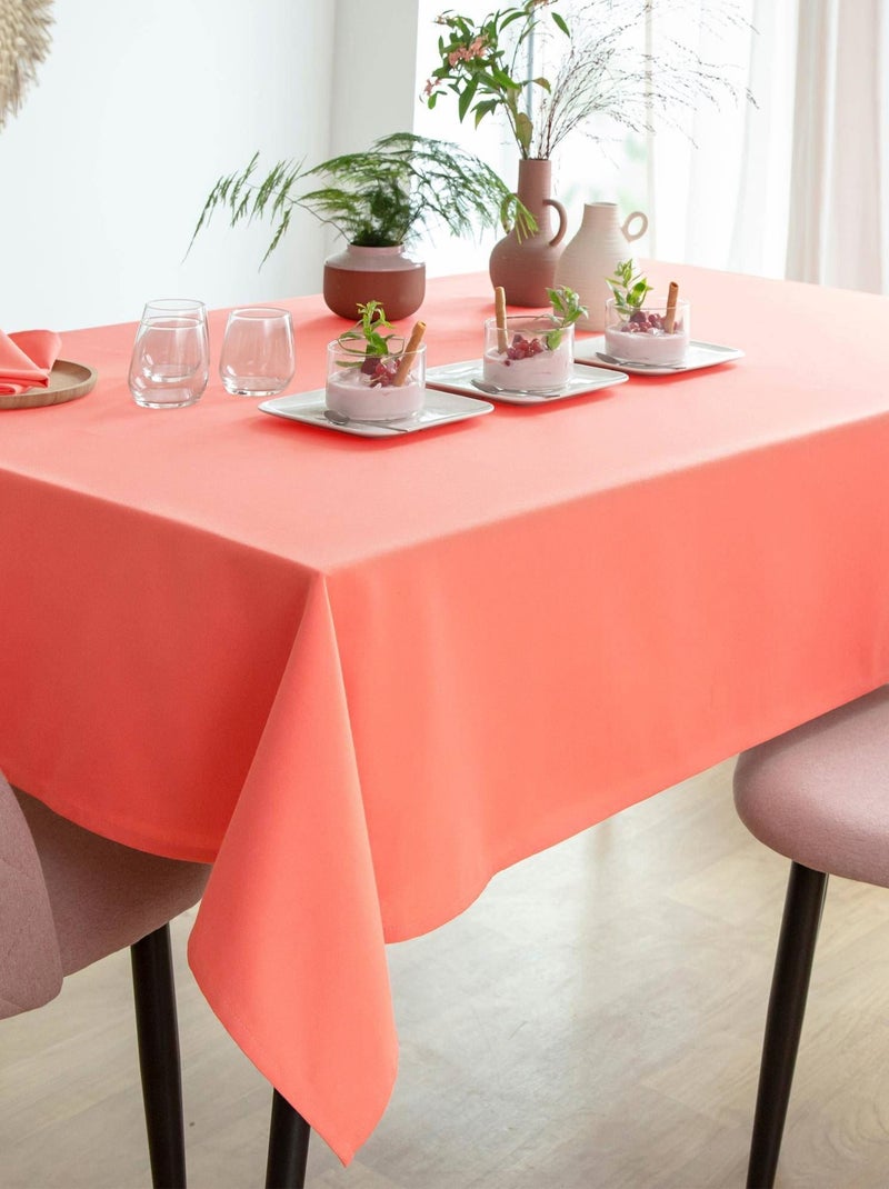 Becquet - Nappe LONA en coton Orange corail - Kiabi