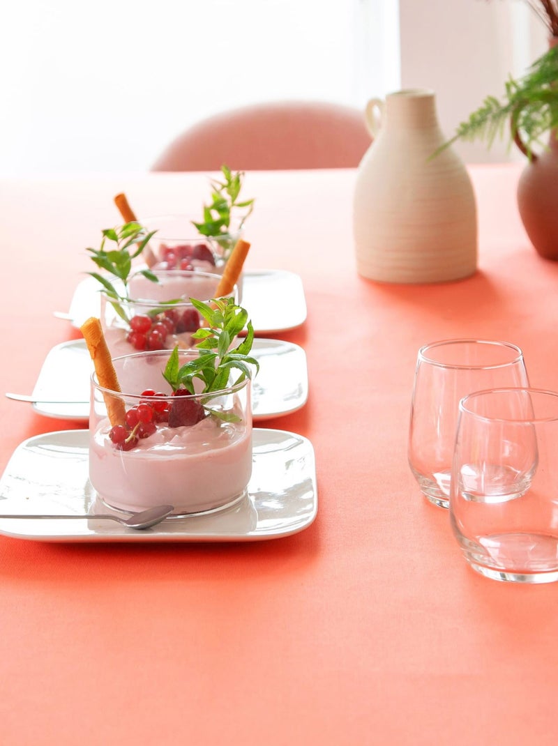 Becquet - Nappe LONA en coton Orange corail - Kiabi