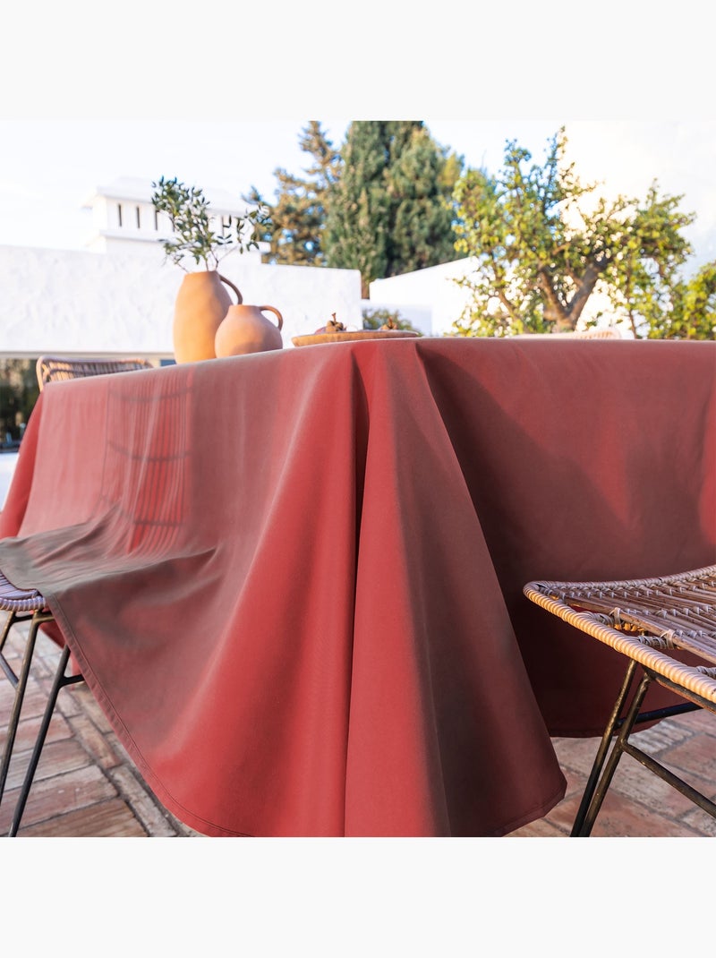 Becquet - Nappe PEACHSKIN en polyester Rouge grenat - Kiabi