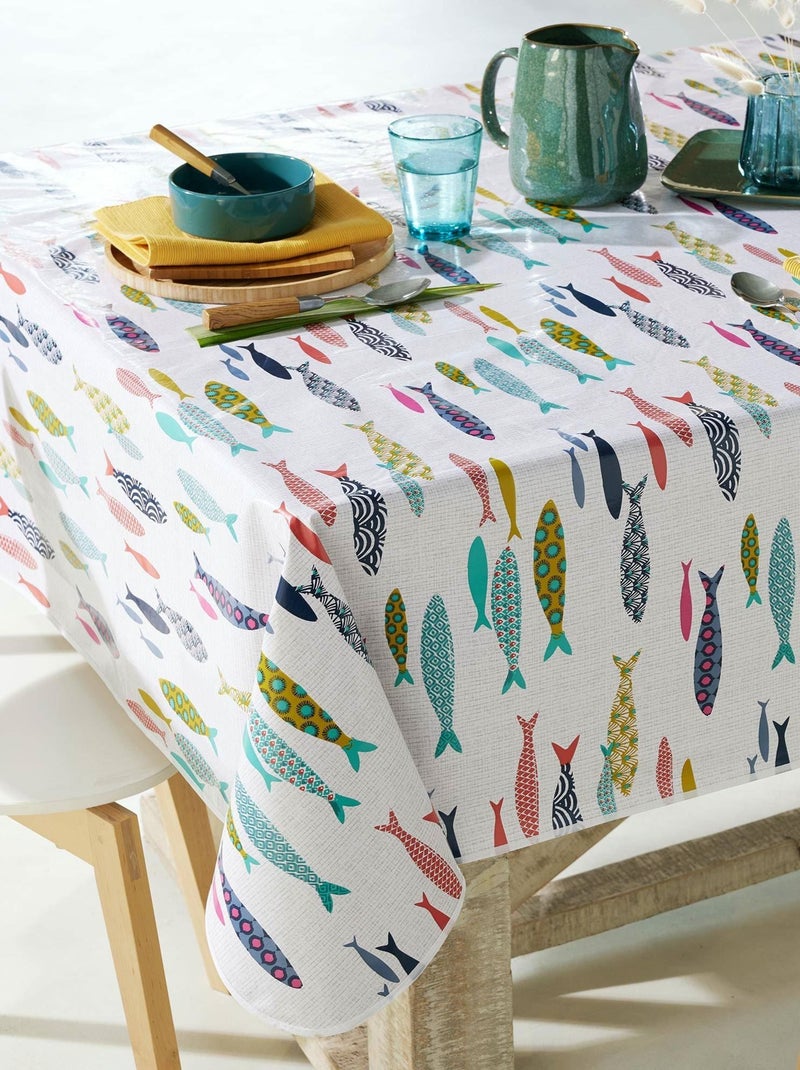 Becquet - Nappe POISSONNET en pvc Blanc - Kiabi