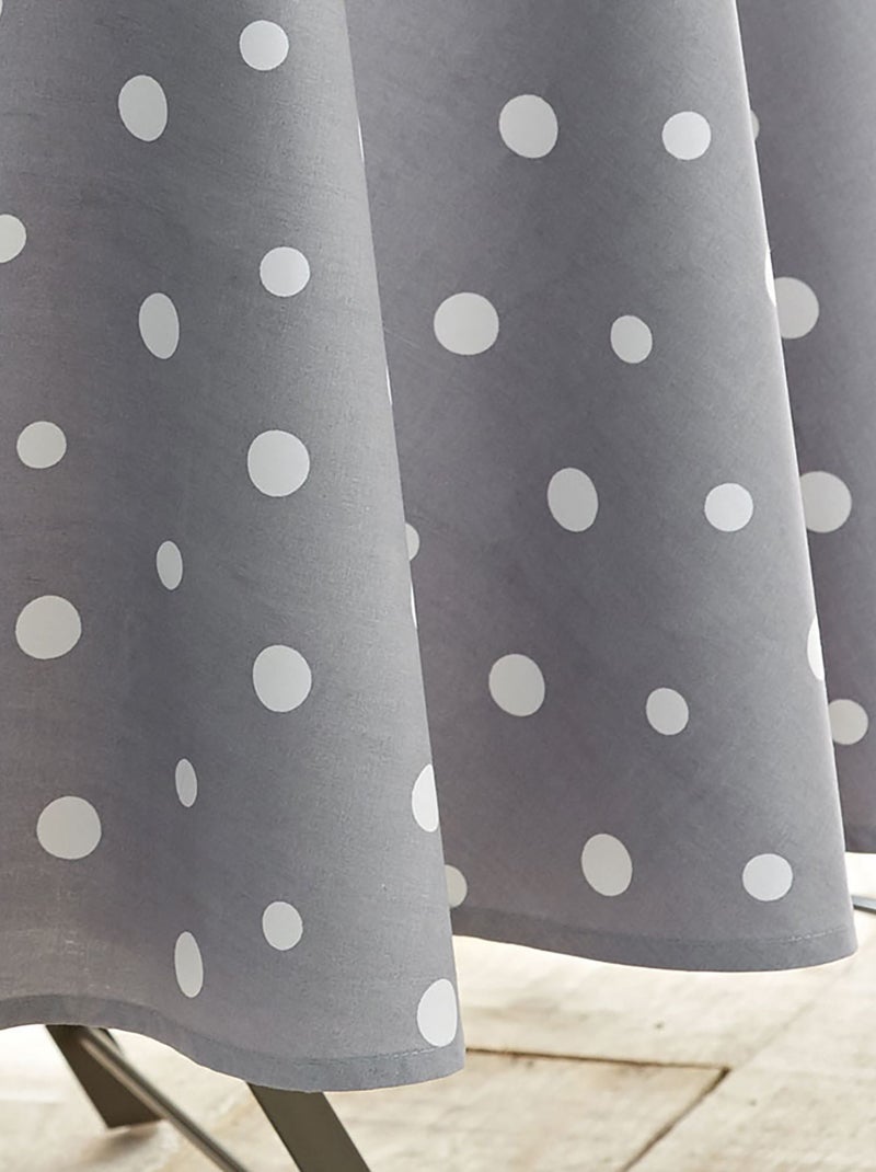 Becquet - Nappe ZUMBA en coton Gris Argenté - Kiabi