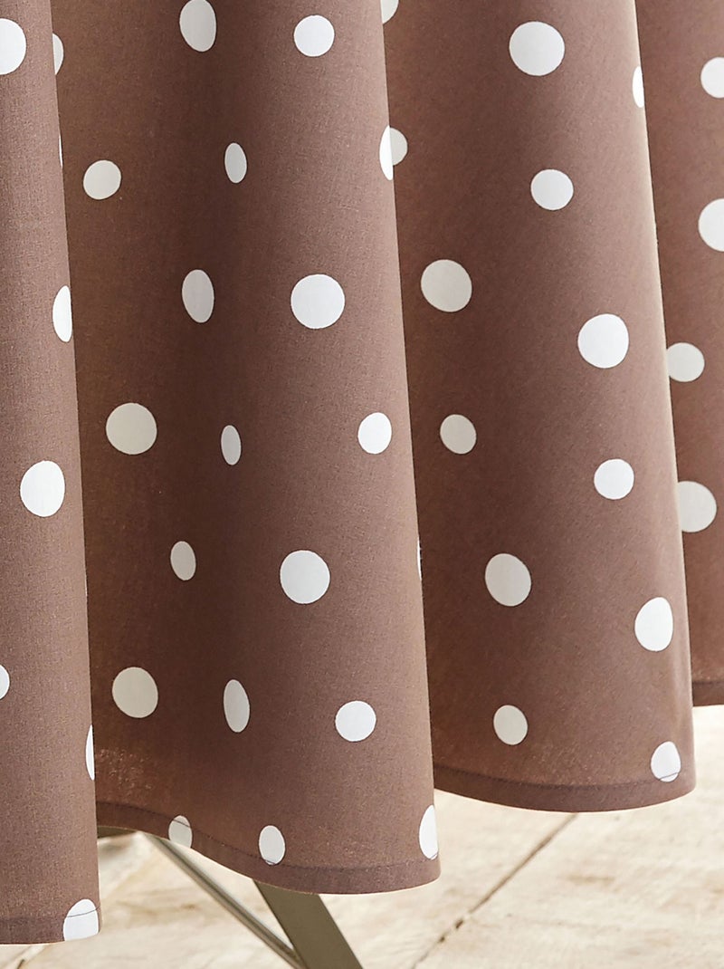 Becquet - Nappe ZUMBA en coton Taupe - Kiabi