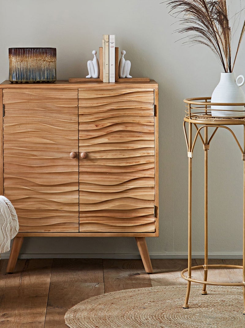 Becquet - Objet décoration à poser SITTING en bois Blanc - Kiabi