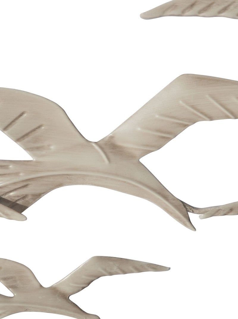 Becquet - Objet décoration murale MOUNETTE en métal Beige - Kiabi