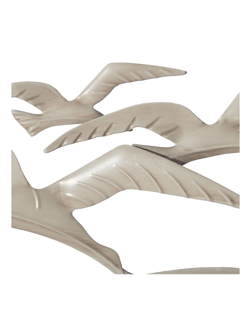 Becquet - Objet décoration murale MOUNETTE en métal Beige - Kiabi