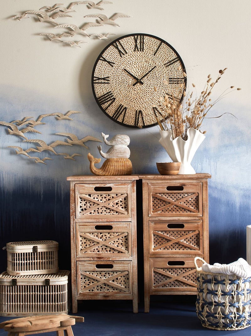 Becquet - Objet décoration murale MOUNETTE en métal Beige - Kiabi