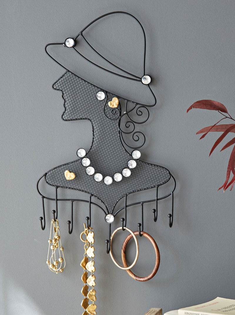 Becquet - Objet décoration murale OMBRE en métal Noir - Kiabi