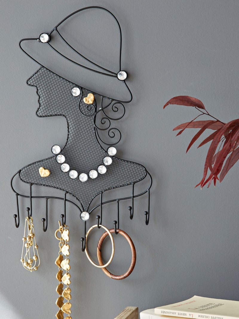 Becquet - Objet décoration murale OMBRE en métal Noir - Kiabi