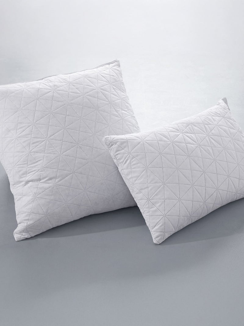 Becquet - Oreiller ergonomique MEMO FLOCONS ERGONOMIQUE en polyester Blanc - Kiabi