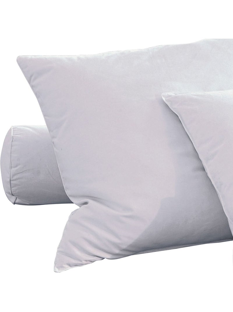 Becquet - Oreiller ferme GAMME PHOENIX NATUREL 100% PLUMES en coton Blanc - Kiabi