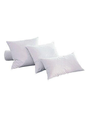 Becquet - Oreiller médium GAMME PHOENIX NATUREL 100% PLUMES en coton
