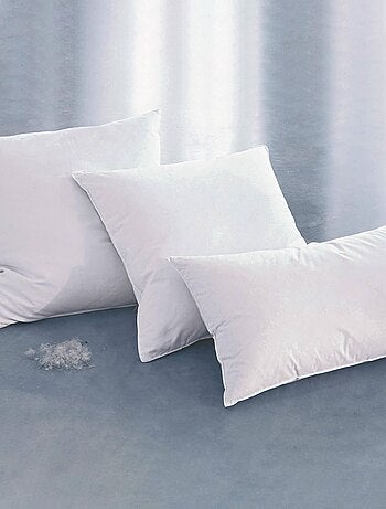 Becquet - Oreiller médium GAMME PHOENIX NATUREL 15% DUVET en coton