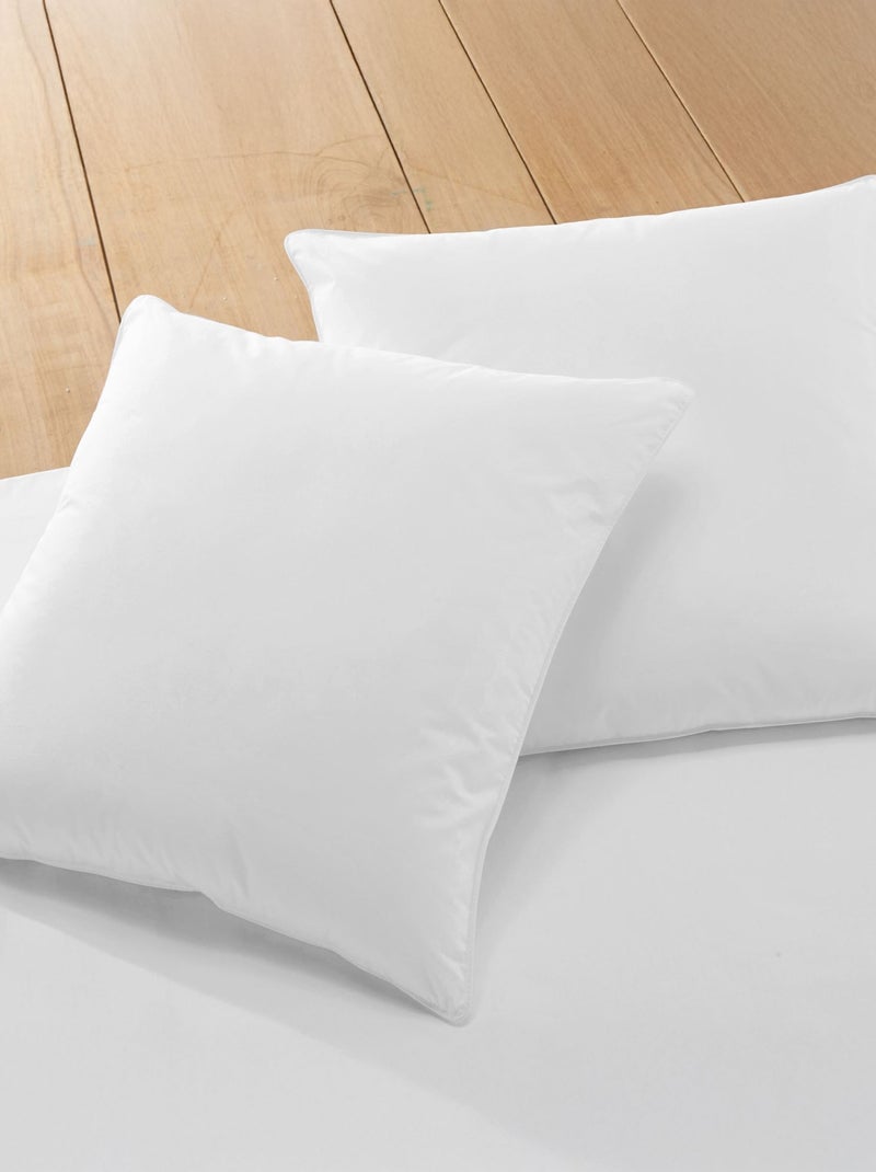 Becquet - Oreiller médium HOLLOFLEX MICROGEL en coton Blanc - Kiabi