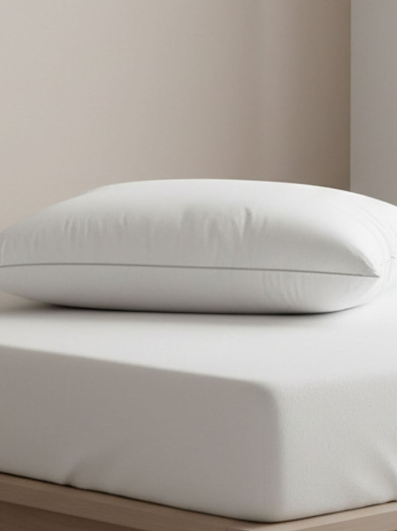 Becquet - Oreiller médium HOLLOFLEX SANITIZED en coton Blanc - Kiabi