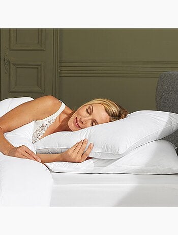 Becquet - Oreiller moelleux GAMME PHOENIX NATUREL 70% DUVET en coton