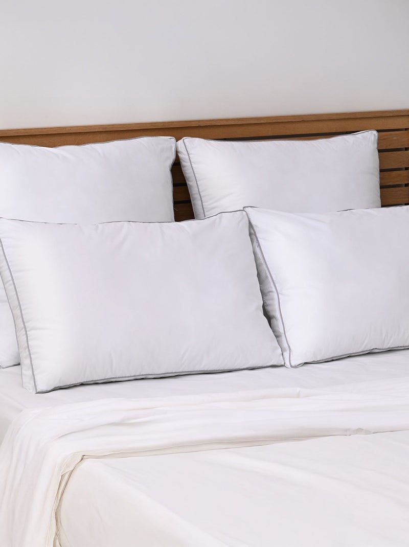 Becquet - Oreiller moelleux HOTEL SENSATION DUVET en coton Blanc - Kiabi