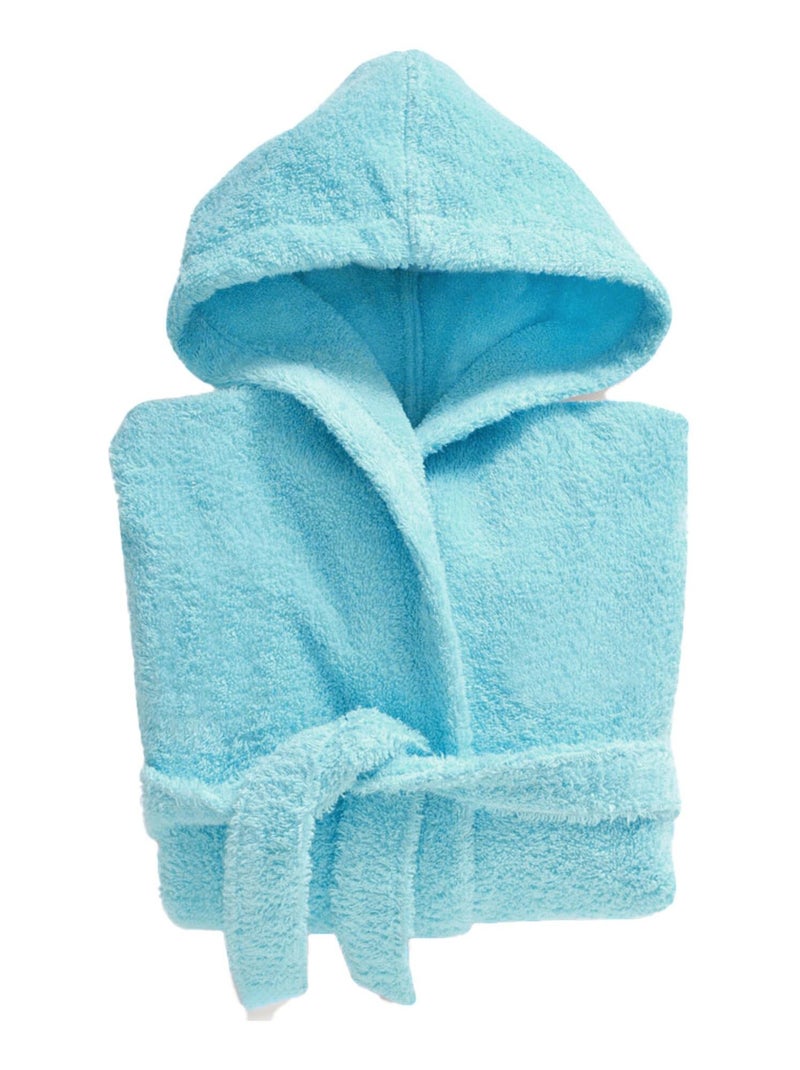 Becquet - Peignoir de bain LAUREAT ENFANT en coton Bleu turquoise - Kiabi