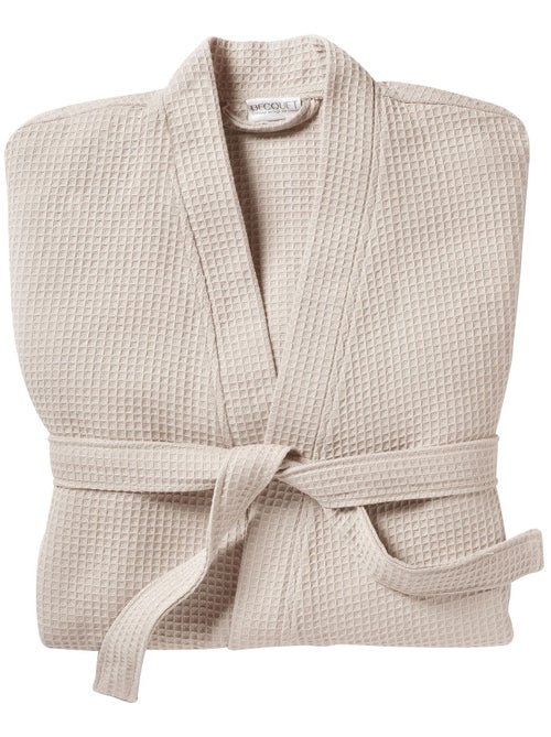 Becquet - Peignoir de bain PEIGNOIR NID-D'ABEILLES en coton - Kiabi