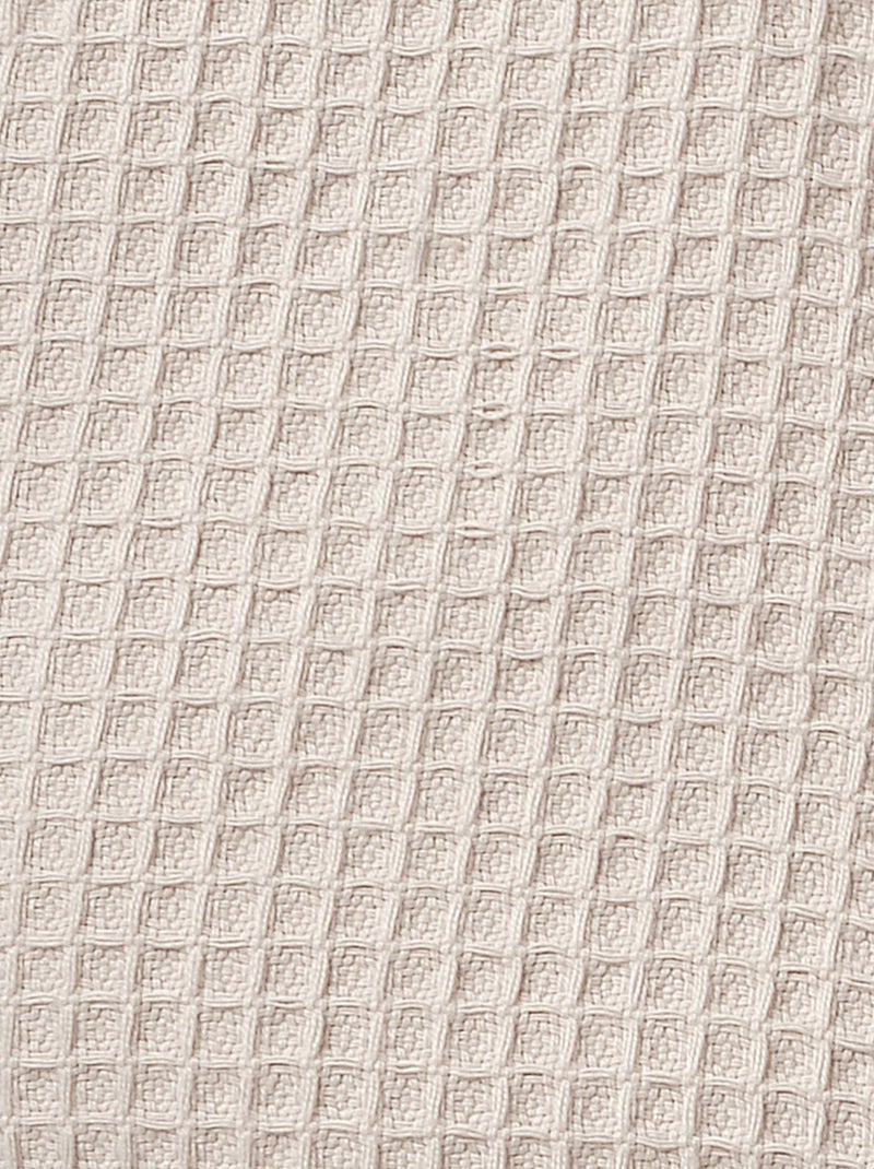 Becquet - Peignoir de bain PEIGNOIR NID-D'ABEILLES en coton Beige - Kiabi