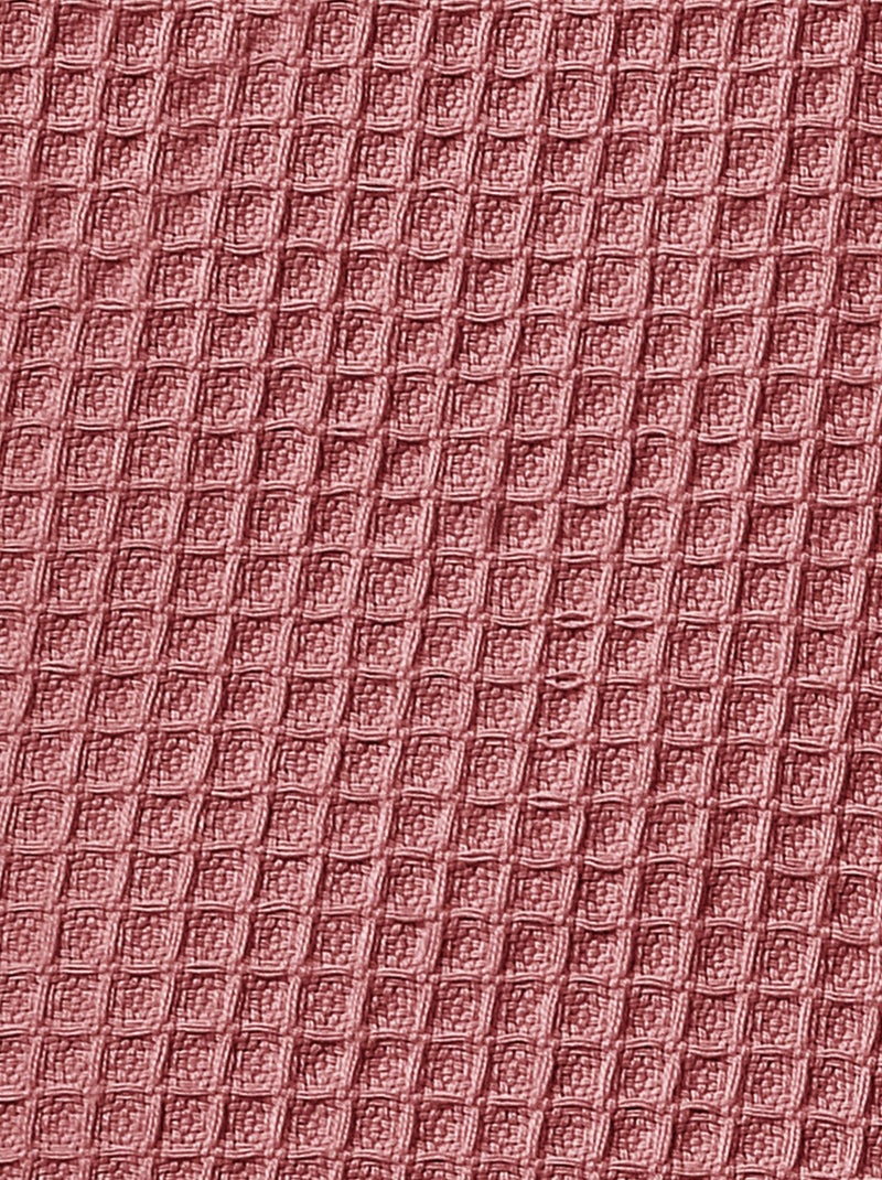 Becquet - Peignoir de bain PEIGNOIR NID-D'ABEILLES en coton Rose foncé - Kiabi