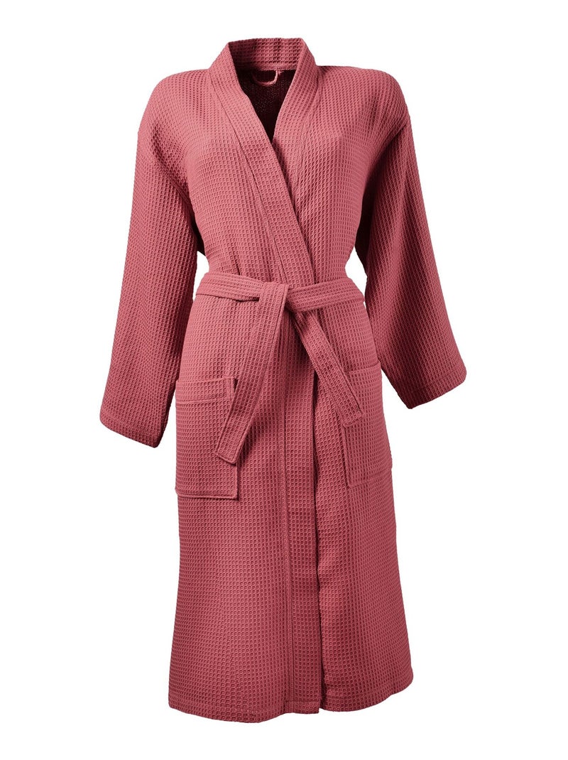 Becquet - Peignoir de bain PEIGNOIR NID-D'ABEILLES en coton Rose foncé - Kiabi