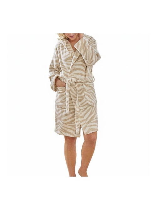 Becquet - Peignoir de bain ZEBRA en coton - Kiabi