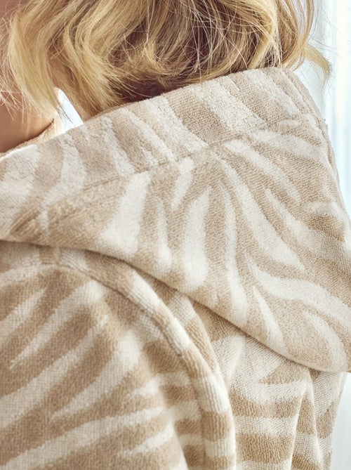 Becquet - Peignoir de bain ZEBRA en coton - Kiabi