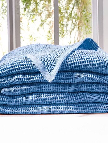 Becquet - Plaid COTON NID D'ABEILLE en coton