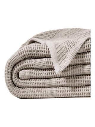 Becquet - Plaid COTON NID D'ABEILLE en coton