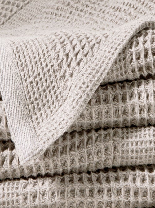 Becquet - Plaid COTON NID D'ABEILLE en coton - Kiabi