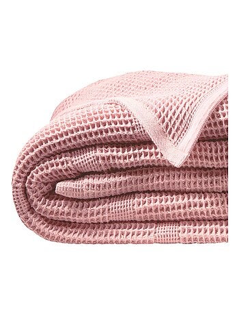 Becquet - Plaid COTON NID D'ABEILLE en coton