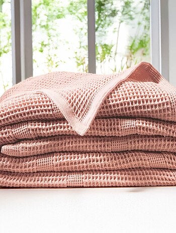 Becquet - Plaid COTON NID D'ABEILLE en coton