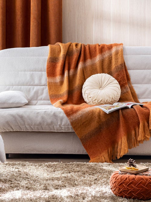 Becquet - Plaid LAURA en acrylique - Kiabi Becquet - Plaid LAURA en acrylique - Kiabi