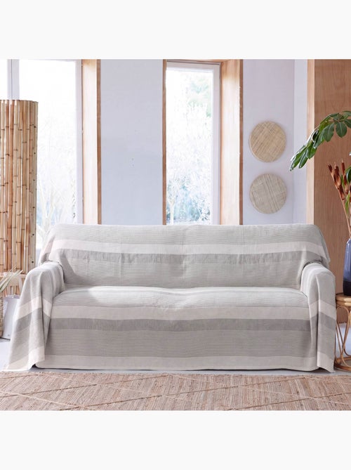 Becquet - Plaid TREPORT en coton - Kiabi
