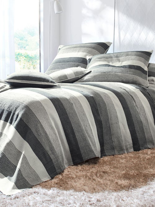 Becquet - Plaid TREPORT en coton - Kiabi