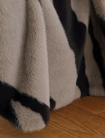 Becquet - Plaid ZÉBRU en polyester