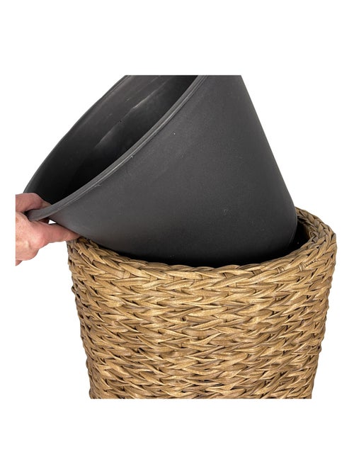 Becquet - Pot, cache-pot HOLM en résine - Kiabi