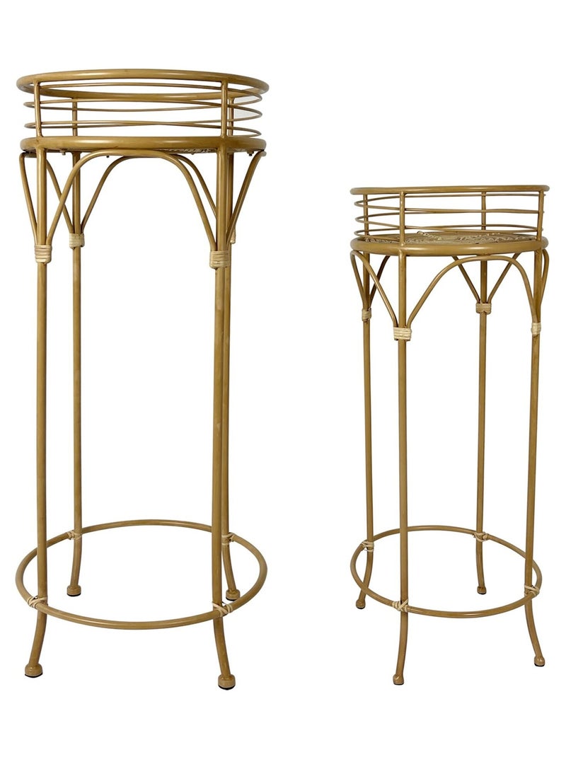 Becquet - Pot, cache-pot MARCELLIN en bois Beige sable - Kiabi