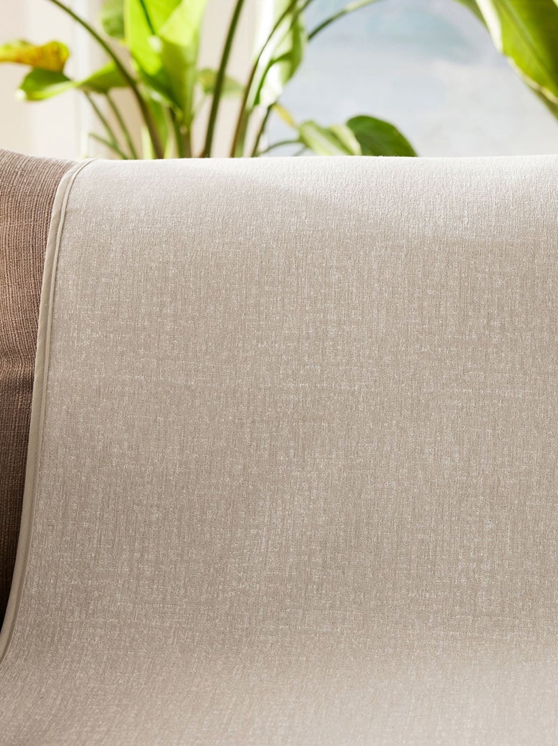 Becquet - Protège canapé BOSQUE en polyester Beige - Kiabi